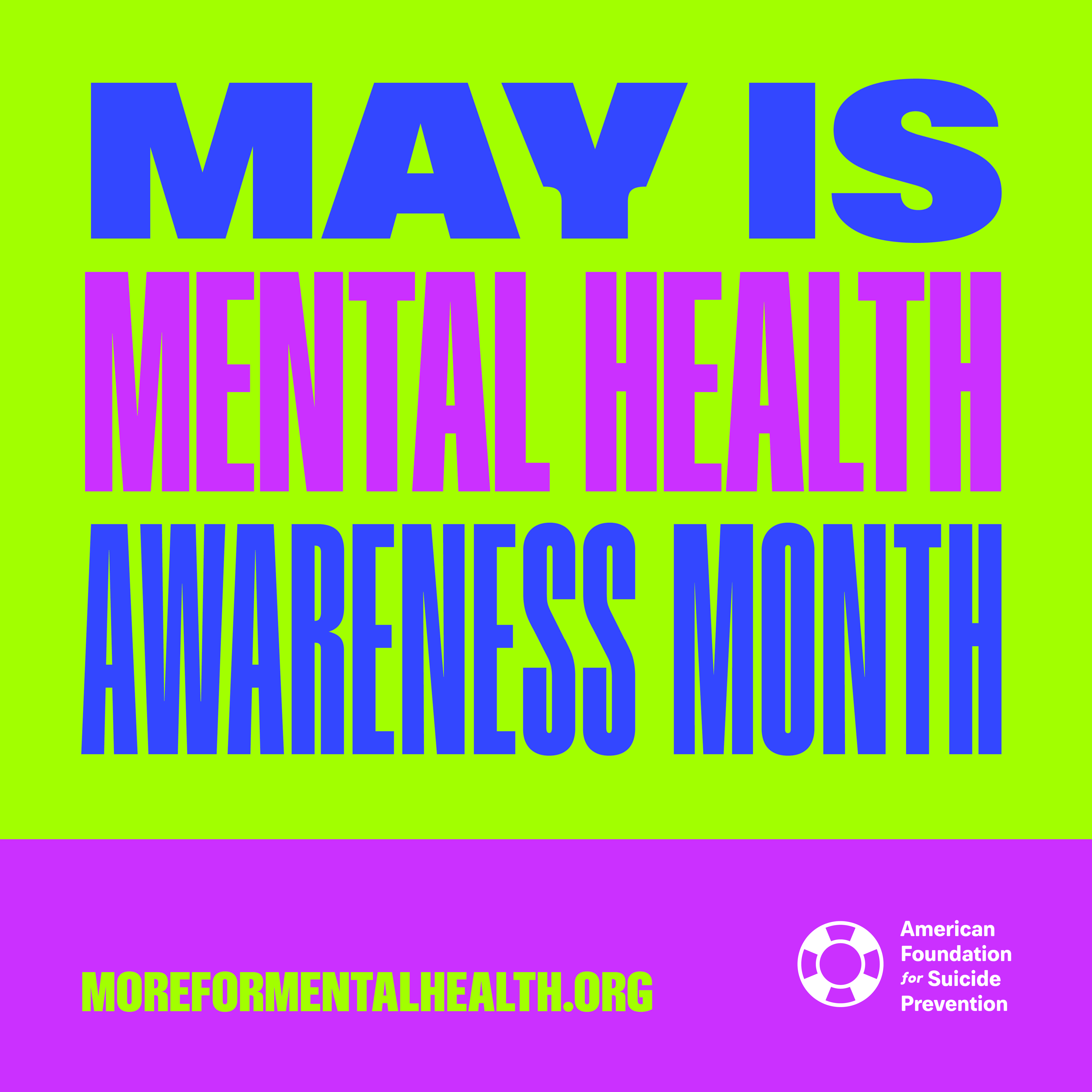 May is Mental health Awareness Month